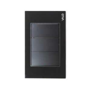 PLACA CIEGA COLOR NEGRO