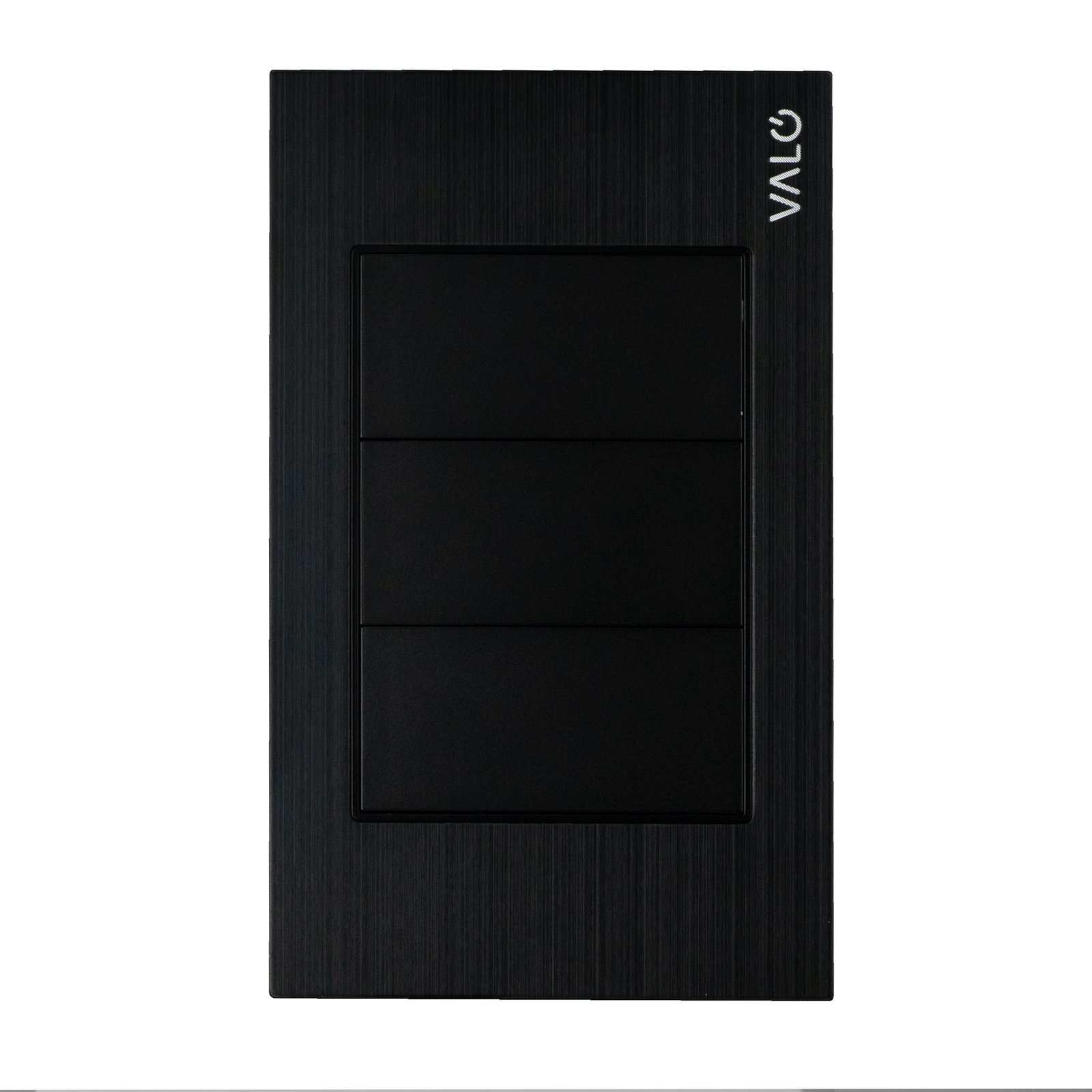 PLACA CIEGA COLOR NEGRO