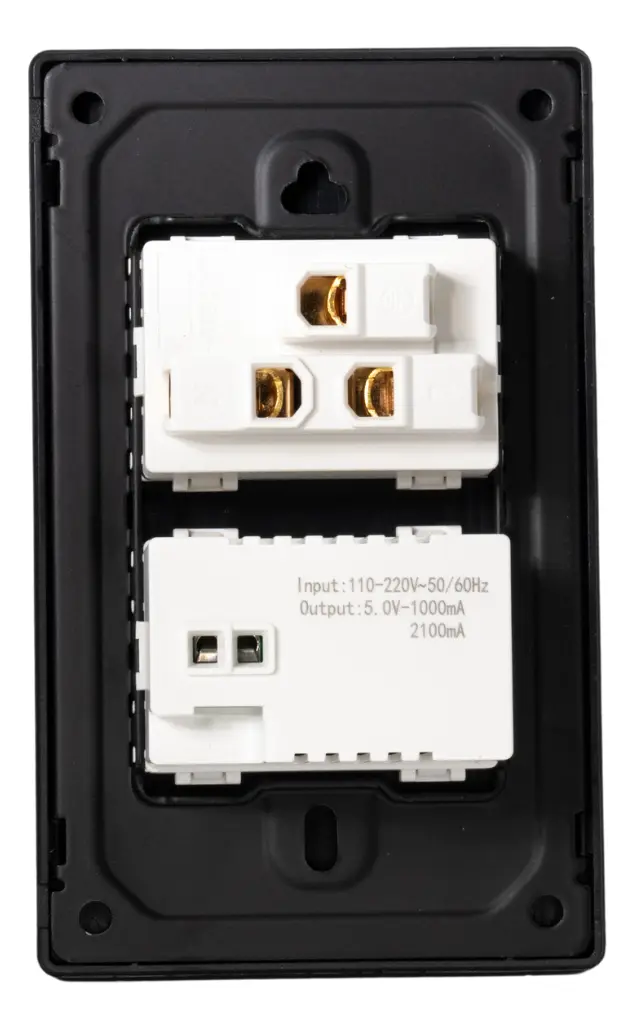 Placa con 1 Contacto 1 USB y 1 Tipo C - Image 4