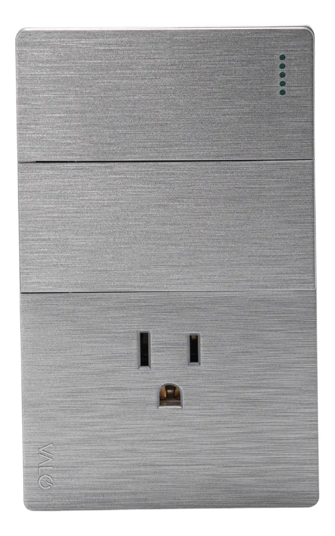 Placa con 2 Interruptores Escalera y 1 Contacto