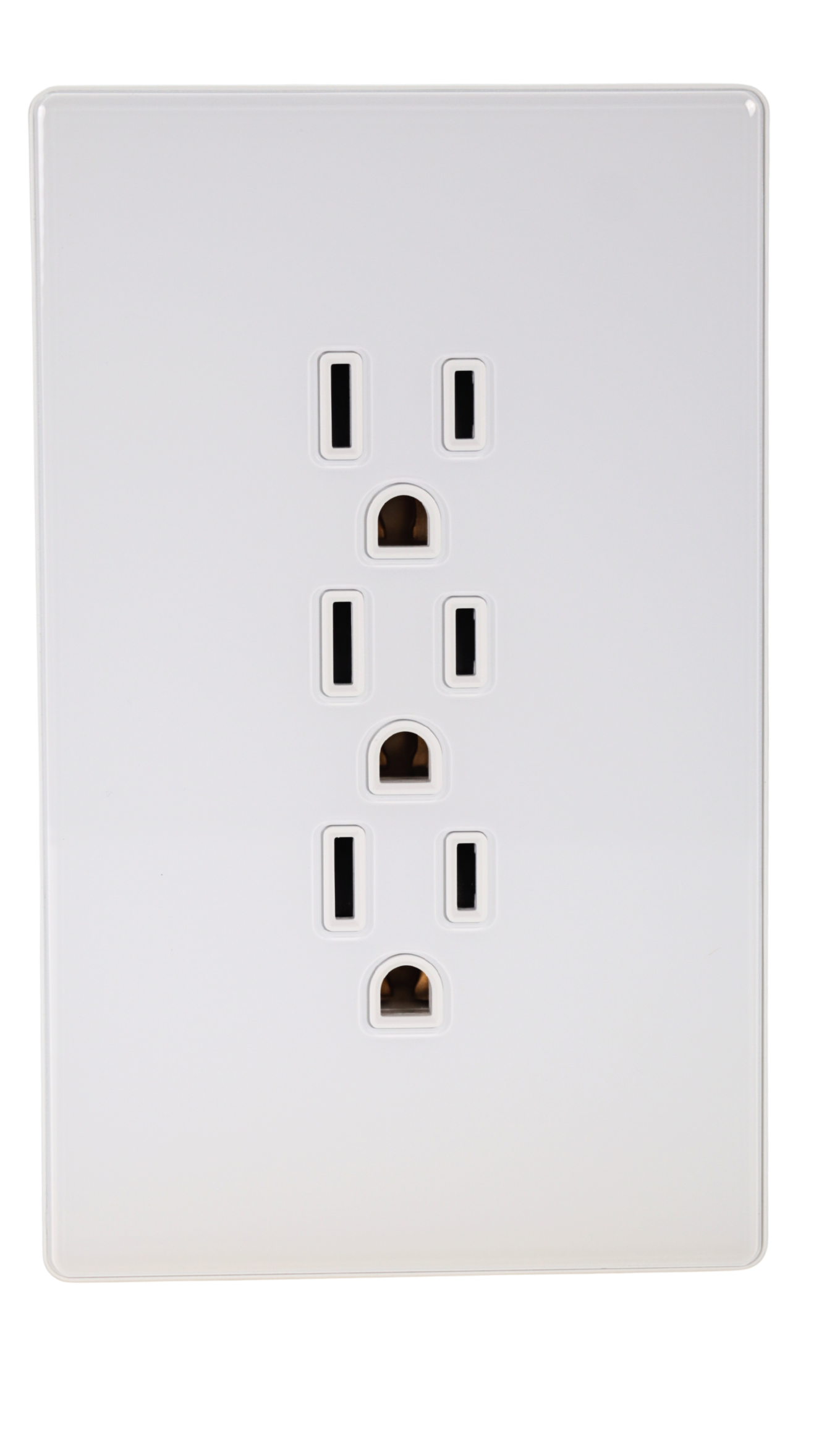 PLACA CON 3 RECEPTACULOS