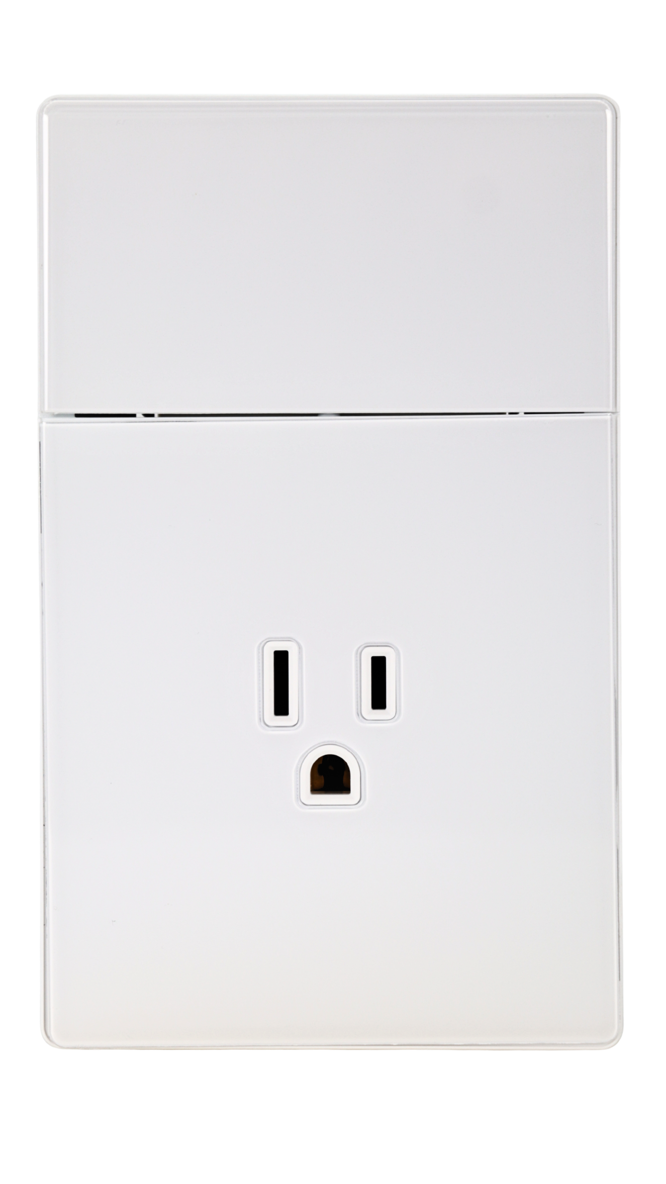 PLACA CON 1 INTERRUPTOR Y 1 RECEPTACULO