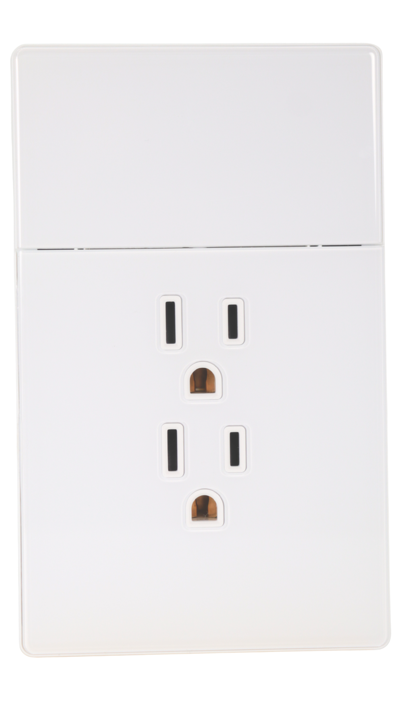 PLACA CON 1 INTERRUPTOR Y 2 RECEPTACULOS