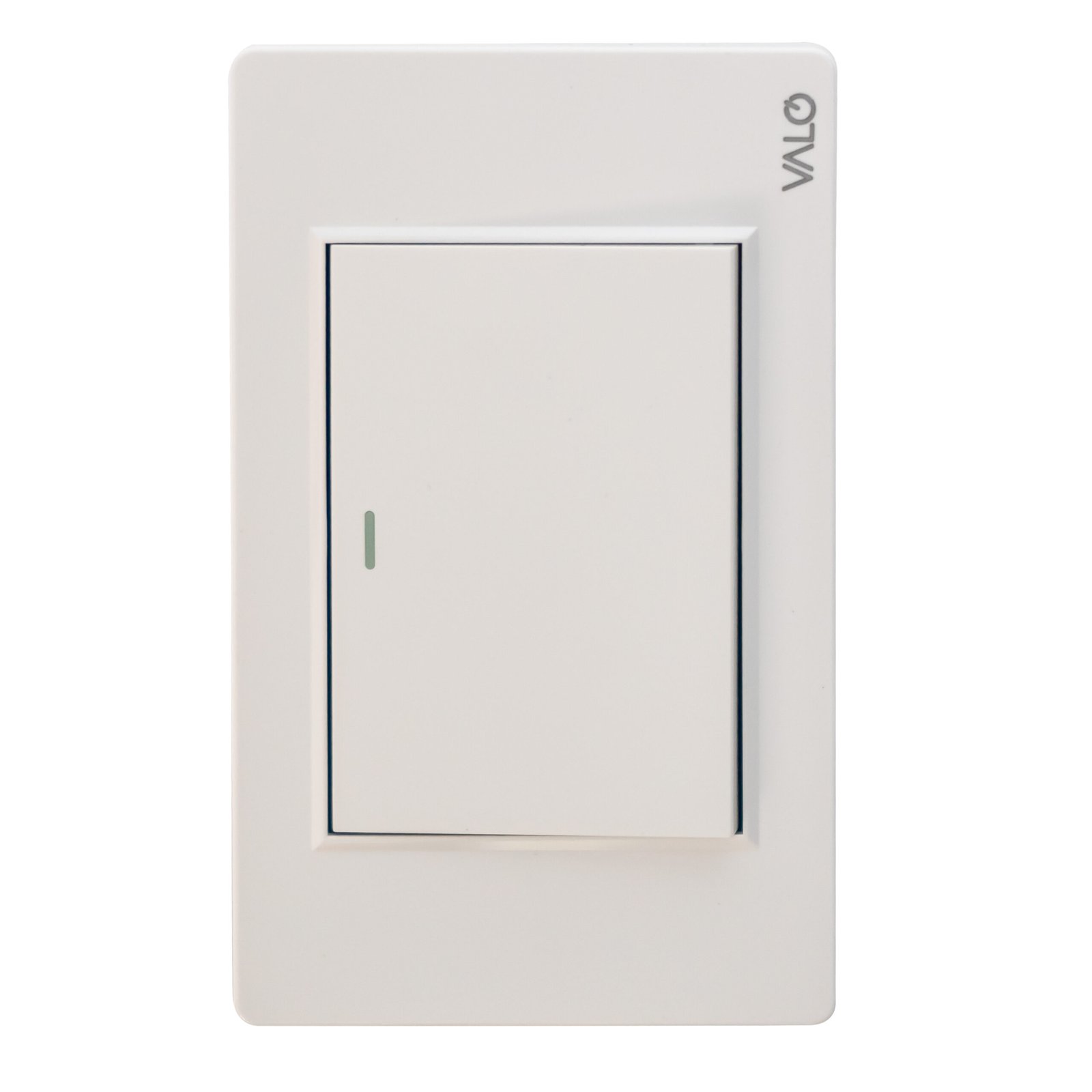 PLACA CON 1 INTERRUPTOR DE ESCALERA DE COLOR BLANCO MARFIL