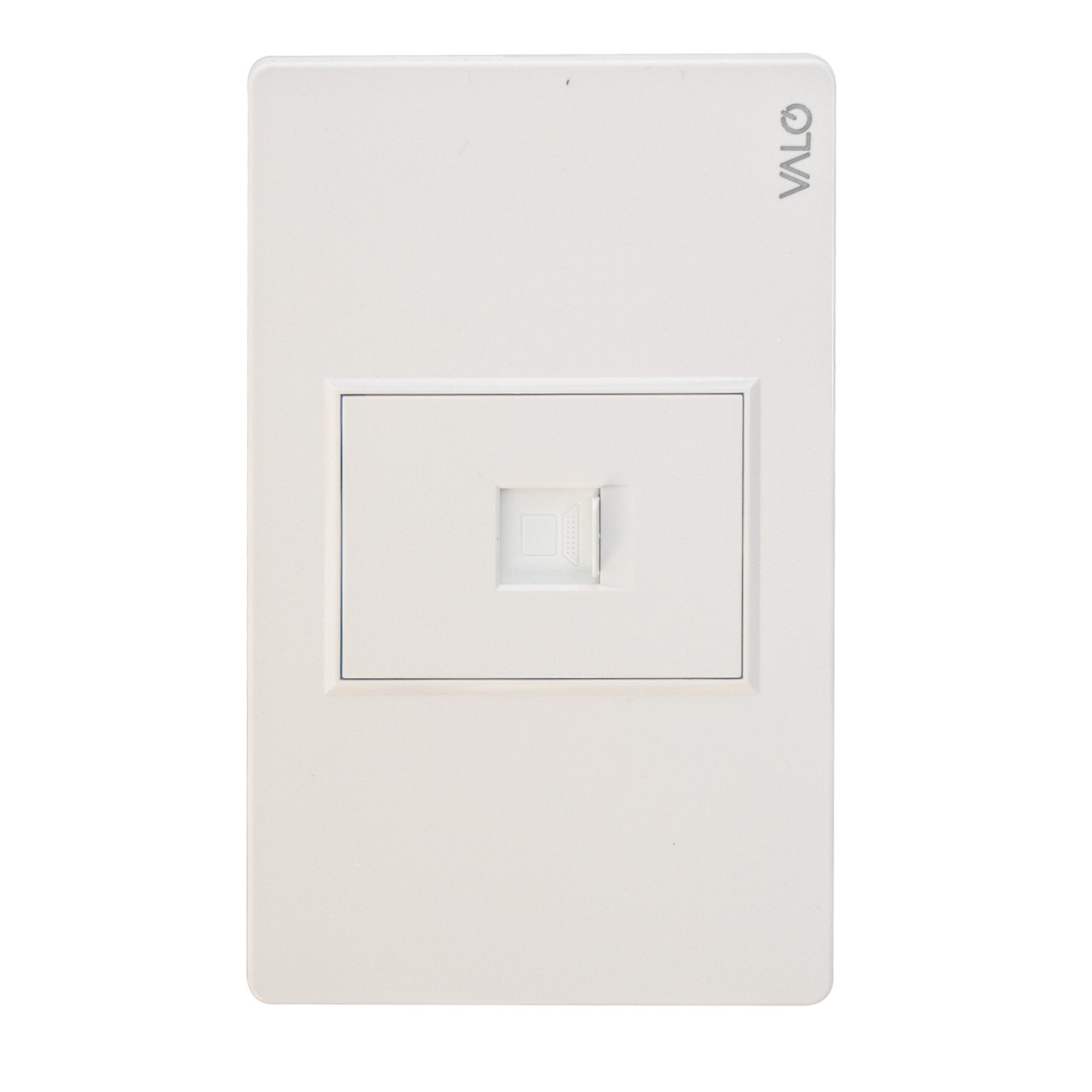 PLACA CON CONEXION A MODEM/INTERNET COLOR BLANCO MARFIL