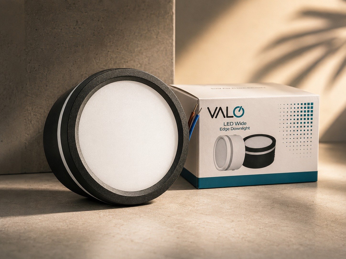LUMINARIO LED  VALO DECO ORBIT SOBREPONER NEGRO 7W 3CCT.